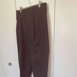 Banana Republic High-Waisted Chinos, Black, Size 4